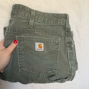 Carhartt Army Green Pants